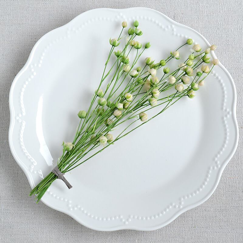 リンフラワー ホワイト グリーン プリザーブド 自然素材こわけ専門店 あじさいや