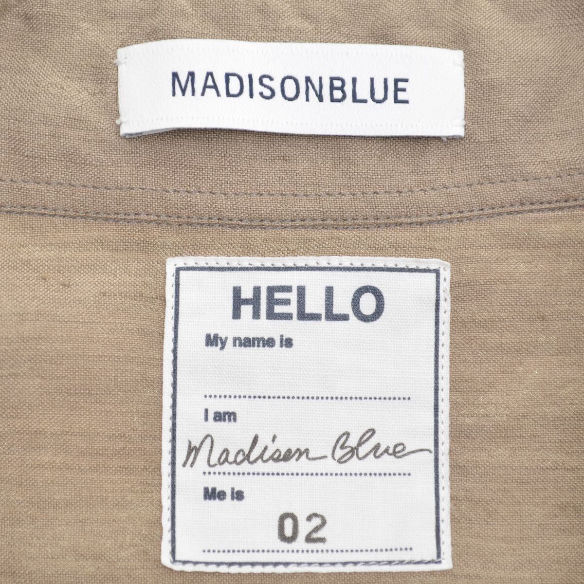 MADISON BLUE / マディソンブルー MB MADAME SHIRT リネン