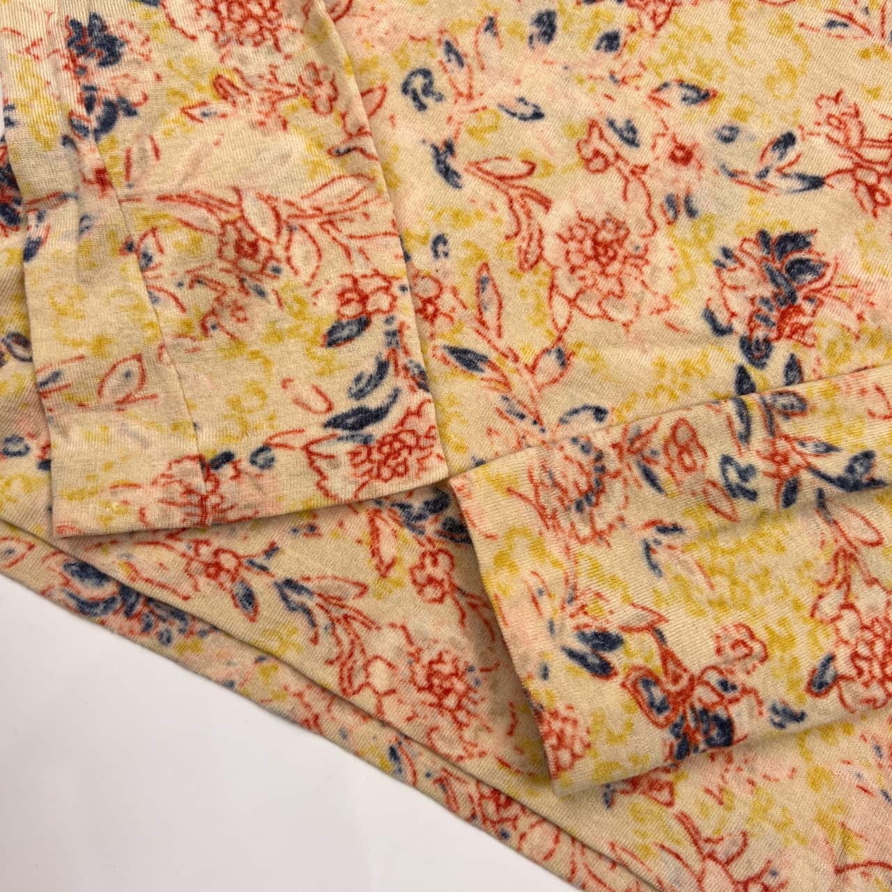 45RPM フォーティーファイブアールピーエム 花柄 総柄 Vネック 長袖シャツ カットソー /マルチ レディース