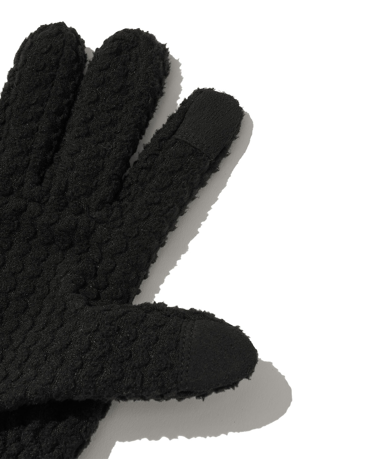 CALORA FLEECE GLOVES_BLACK