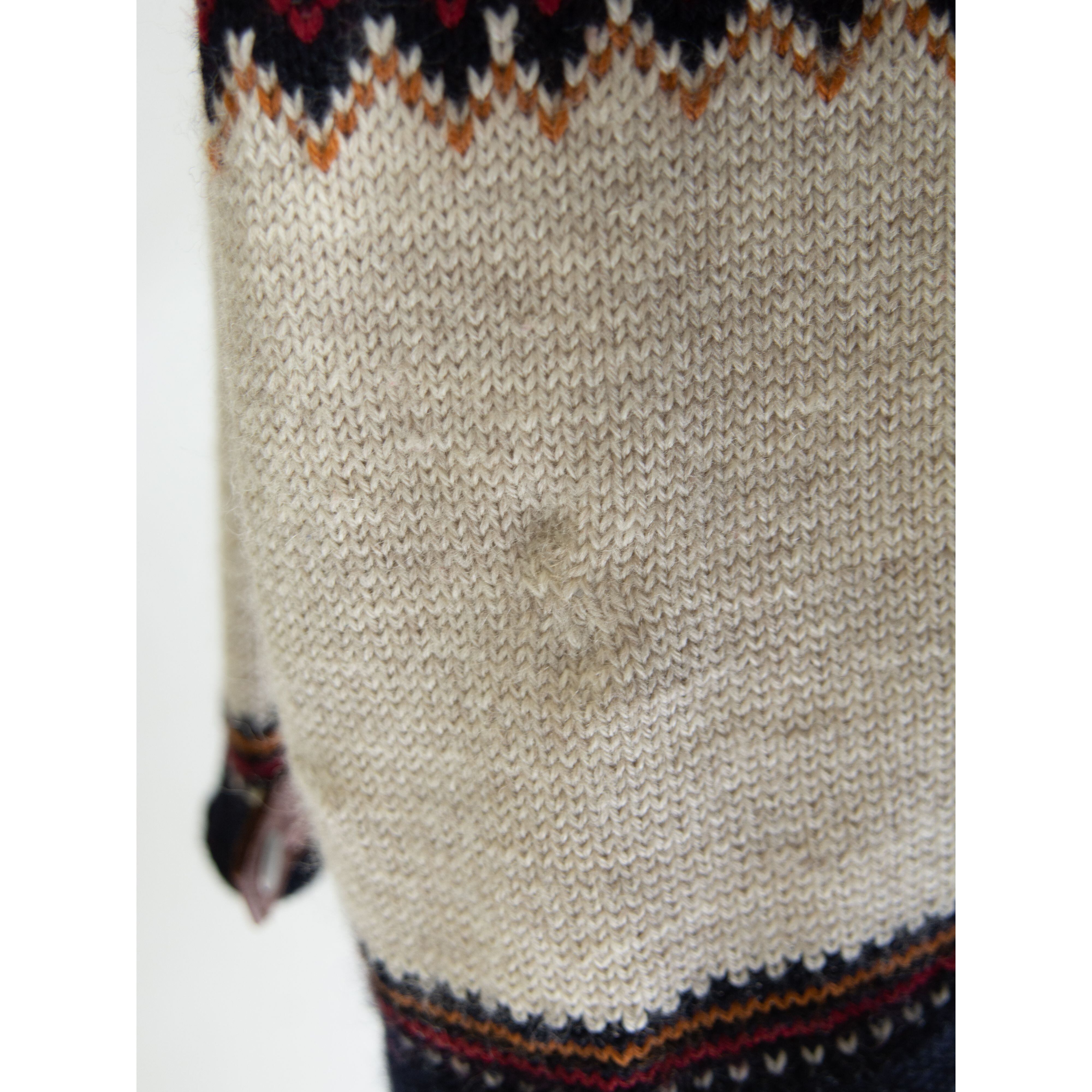 【DALE OF NORWAY】Made in Norway 100% wool half zip Nordic sweater(ダーレオブノルウェー ノルウェー製ハーフジップ ノルディックセーター プルオーバーニット)11d