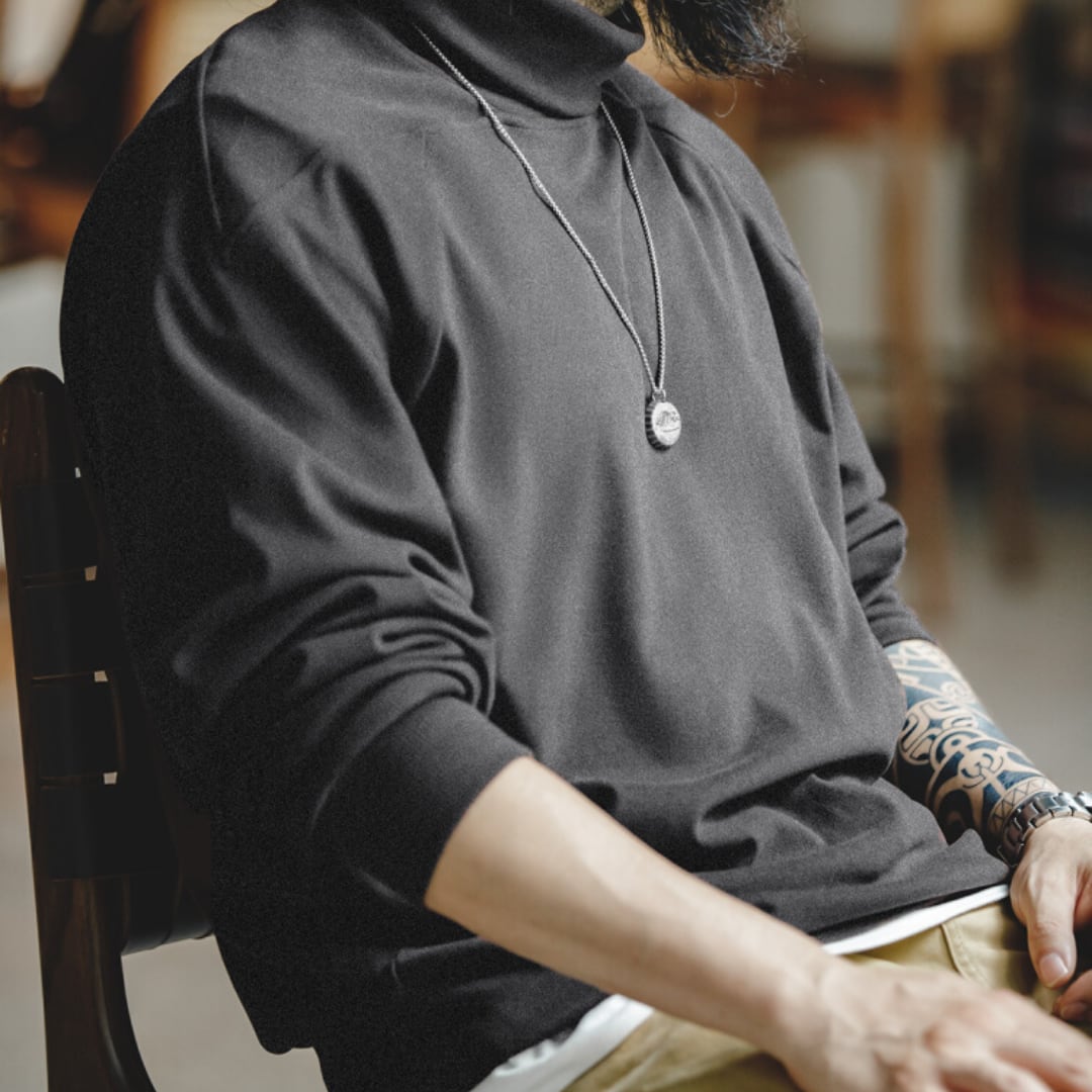 タートルネックオーバーサイズトップスA18207