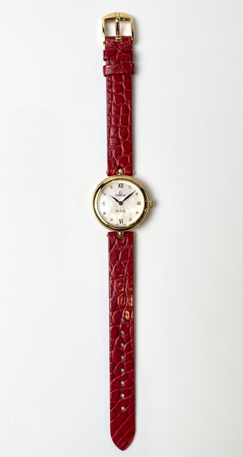 OMEGA オメガ レディース 腕時計 デ・ヴィル デュードロップ 27.4mm