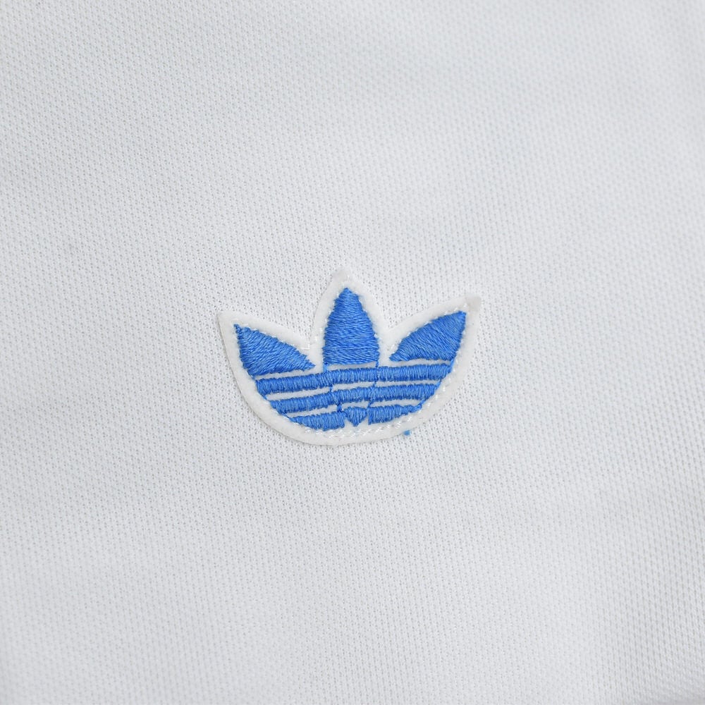 80s デサント社製 adidas アディダス トレフォイルロゴ 刺繍 テニス