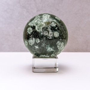 モスアゲート・フラワーアゲート スフィア * Moss Agate * 天然石