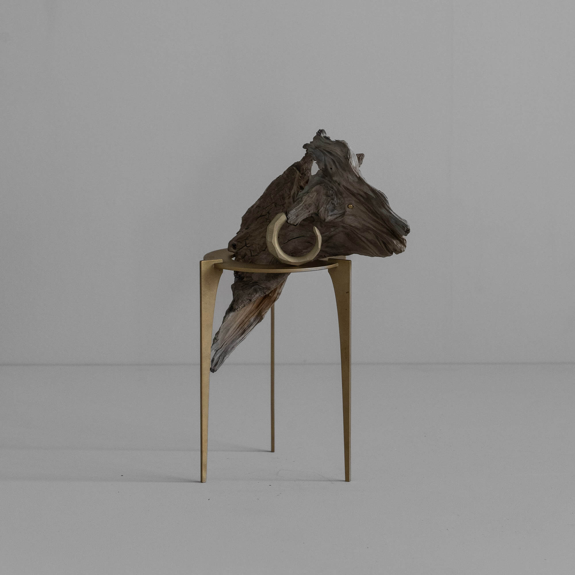 柚木沙弥郎 小巾布 スペード シルクスクリーン(手捺染) | ROUND ROBIN