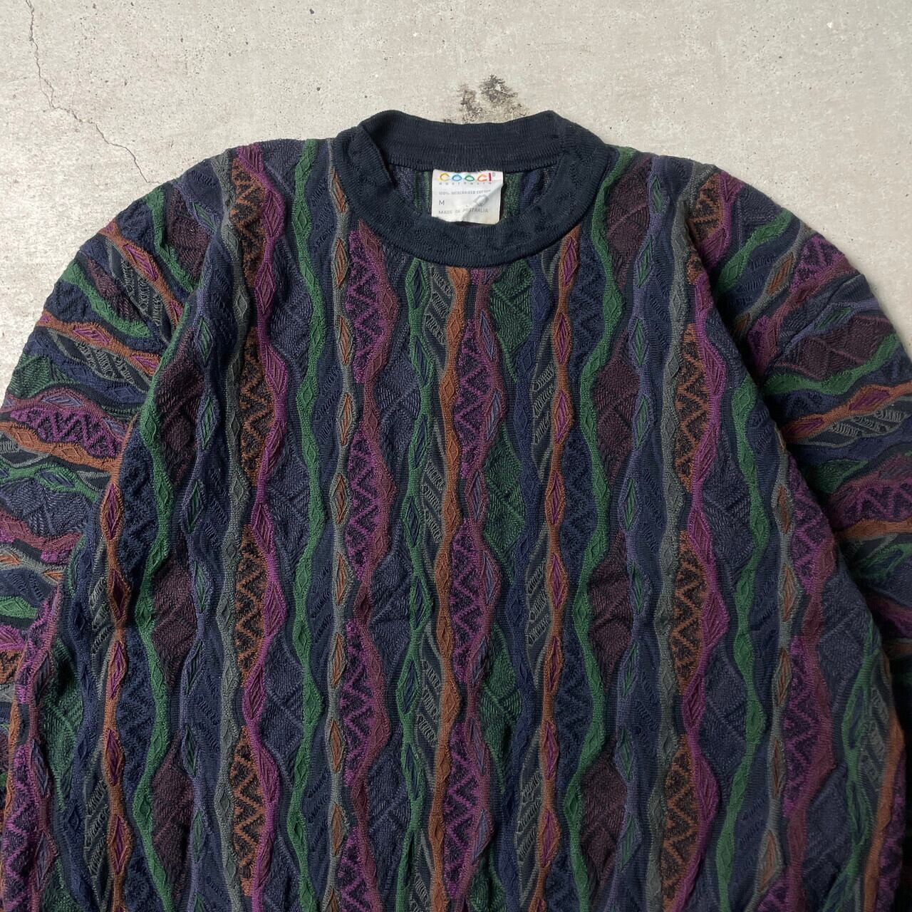 COOGI ヴィンテージ クージー ルーズ 3Dニット セーター M