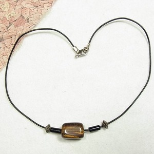 タイガーアイが付いたチョーカーネックレス  アクセサリーのセール通販 11578N