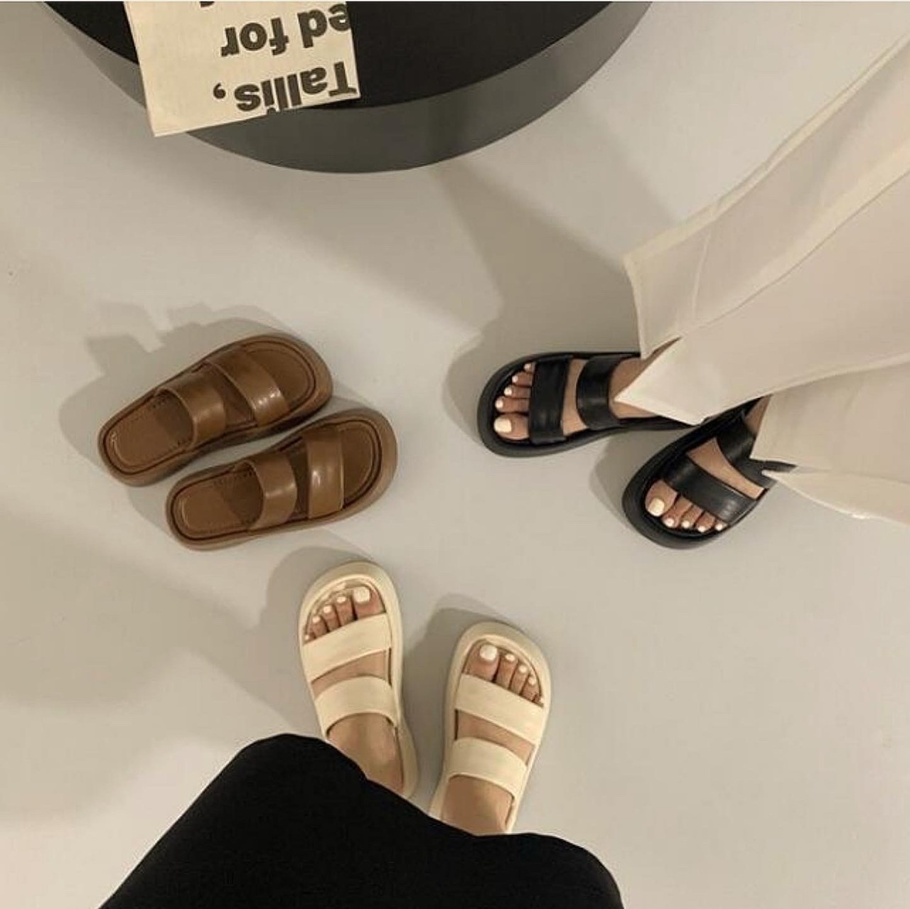 ［ fashion ］twoline sandal