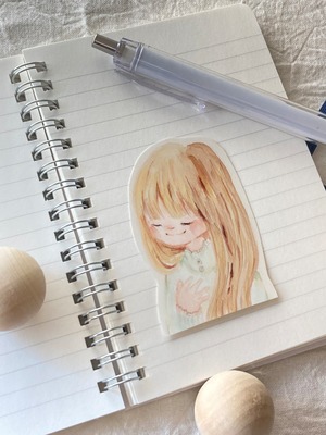 ステッカー◎願い