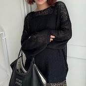 モヘアタッチローゲージPO/ブラック
