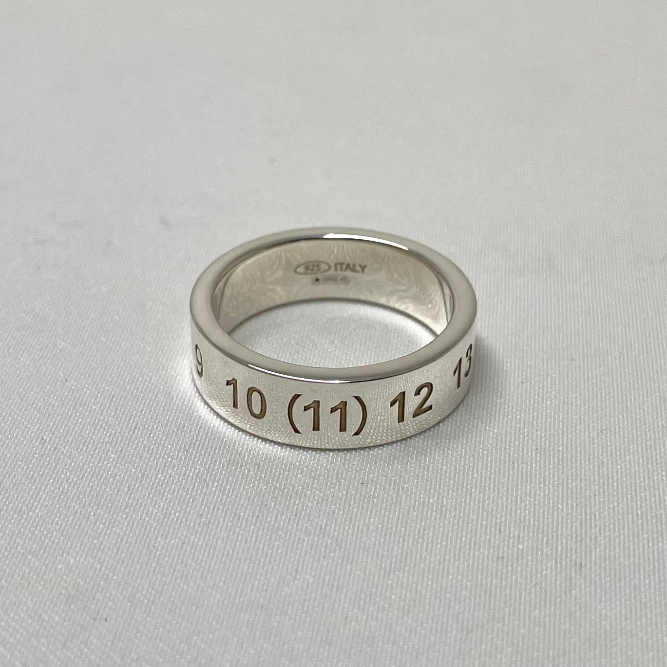 Maison Margiela メゾンマルジェラ ナンバーリング シルバー925 約18号 