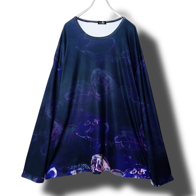 PURPLE JELLYFISH BIG SILHOUETTE CUTSEW