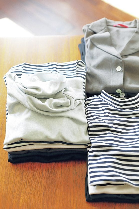 パーマネントエイジ　シルクコットンタートル　L チャコール シルクコットンタートル