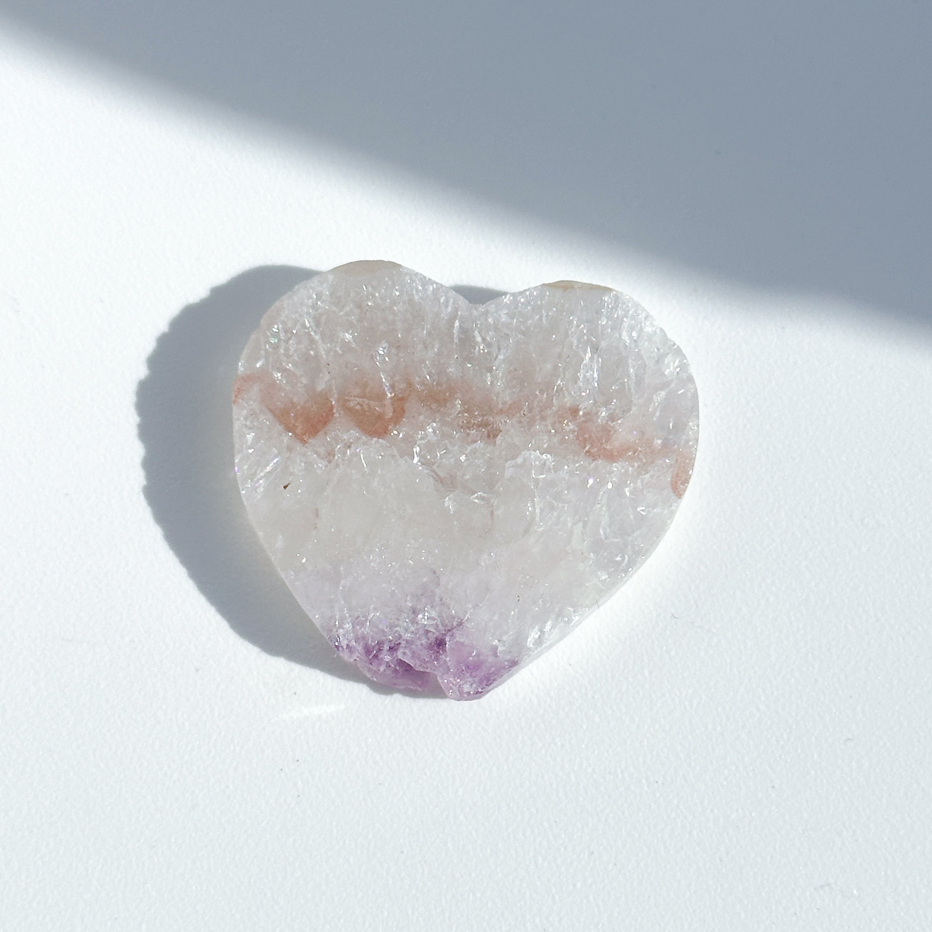 アゲート×アメジスト ハート92◇ Agate× Amethyst ◇天然石・鉱物