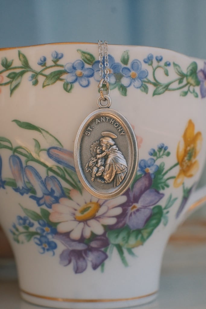 M?daille silver 925 pendant necklace: St Anthony 失くしたものを見つけてくれる