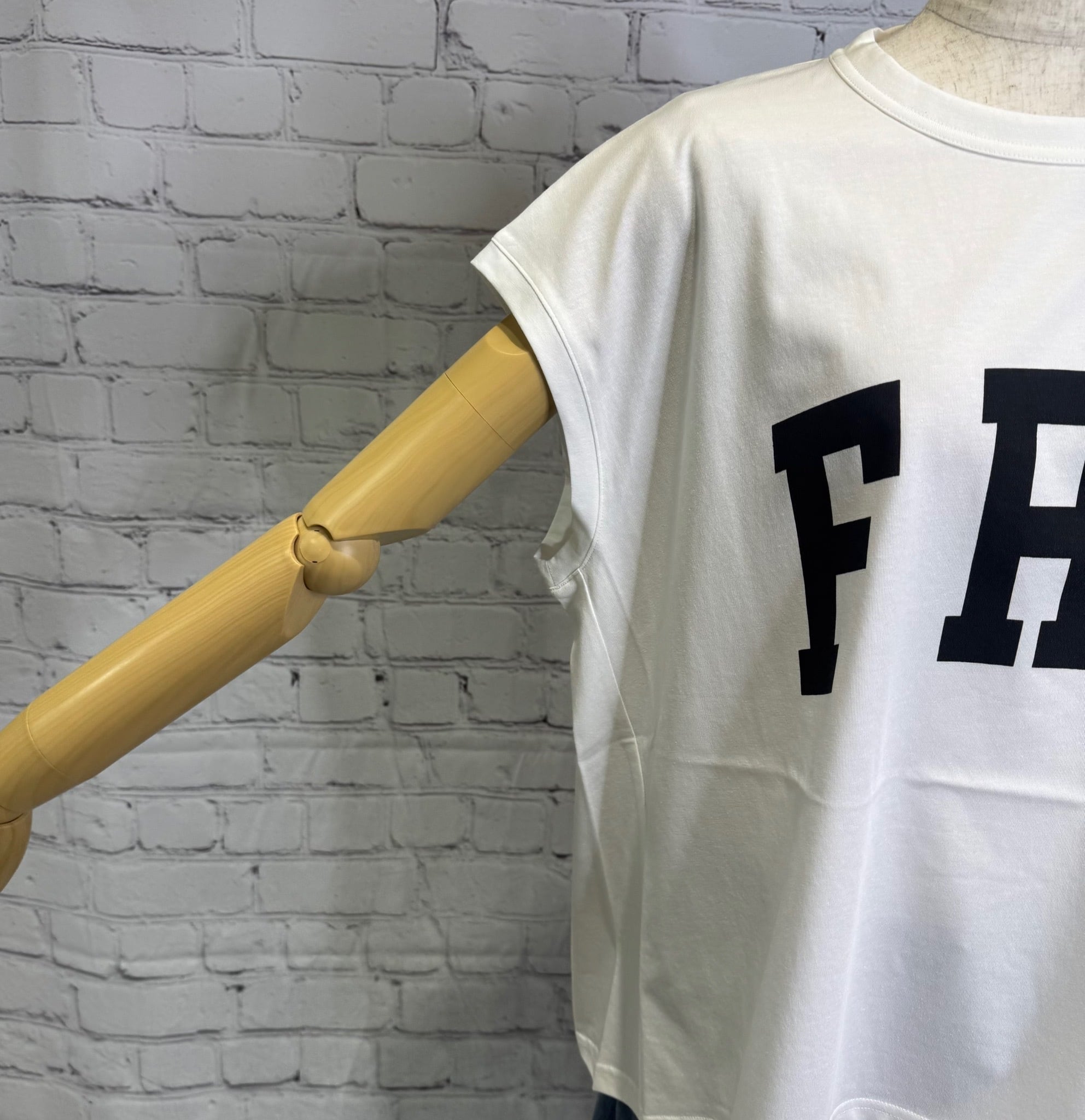 MARGAUX VINTAGE マルゴーヴィンテージ FRA ノースリーブlogo-TEE CT