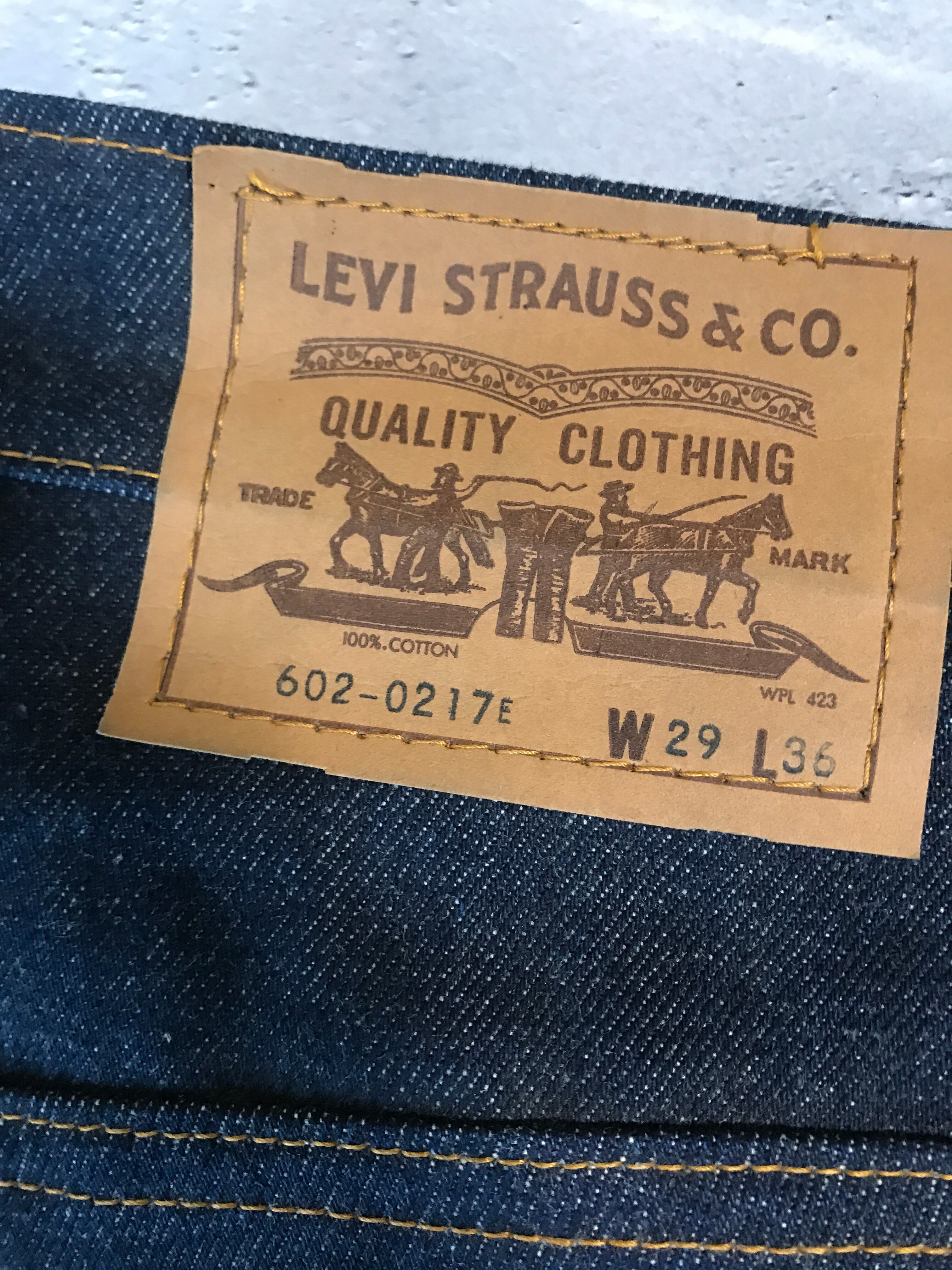 80s] DEADSTOCK Levi's 602-0217 ベルボトム デニムパンツ デッド