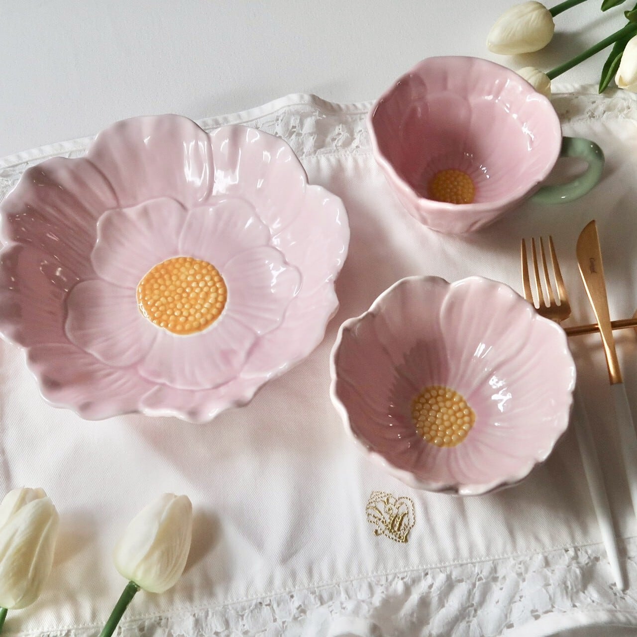 Tulip tea cup / チューリップ ティーカップ | BONNE CHANCE