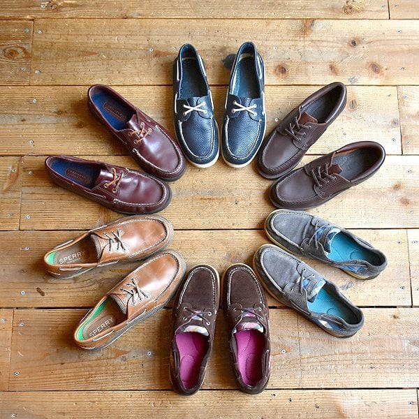 1点物◇トップサイダーSPERRY紺革靴レザーデッキシューズ古着メンズ28