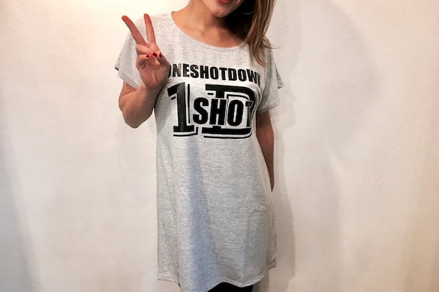 ONESHOTDOWN ガールズ ワンピースTシャツ