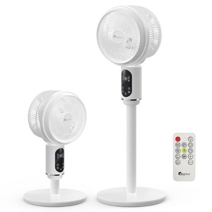 【人気】サーキュレーター dcモーター【360度首振り＆2025節電対策】 風量3段階調節 扇風機 DCモーター 静音 せんぷうき 360度全自動首振り リモコン付き さーきゅれーたー 省エネ タイマー付き 高さ調整可能 パワフル送風 暑さ対策 冷暖房 換気/空気循環/部屋干し 梅雨 除湿 衣類乾燥 組み立て簡単【国内ブランド】PSE認証済 電源コード式 白