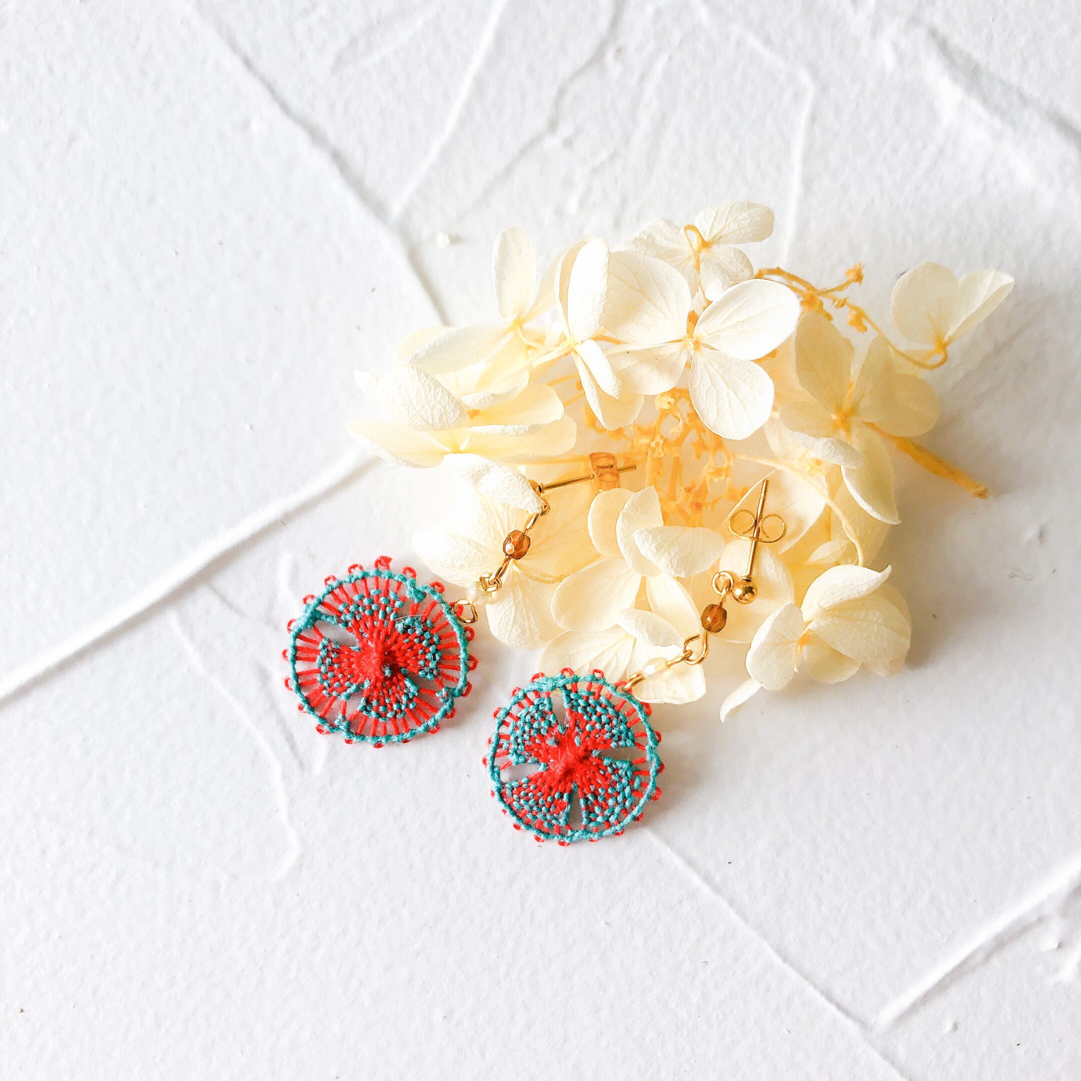 【シンプルなパンジー】pierce ☽