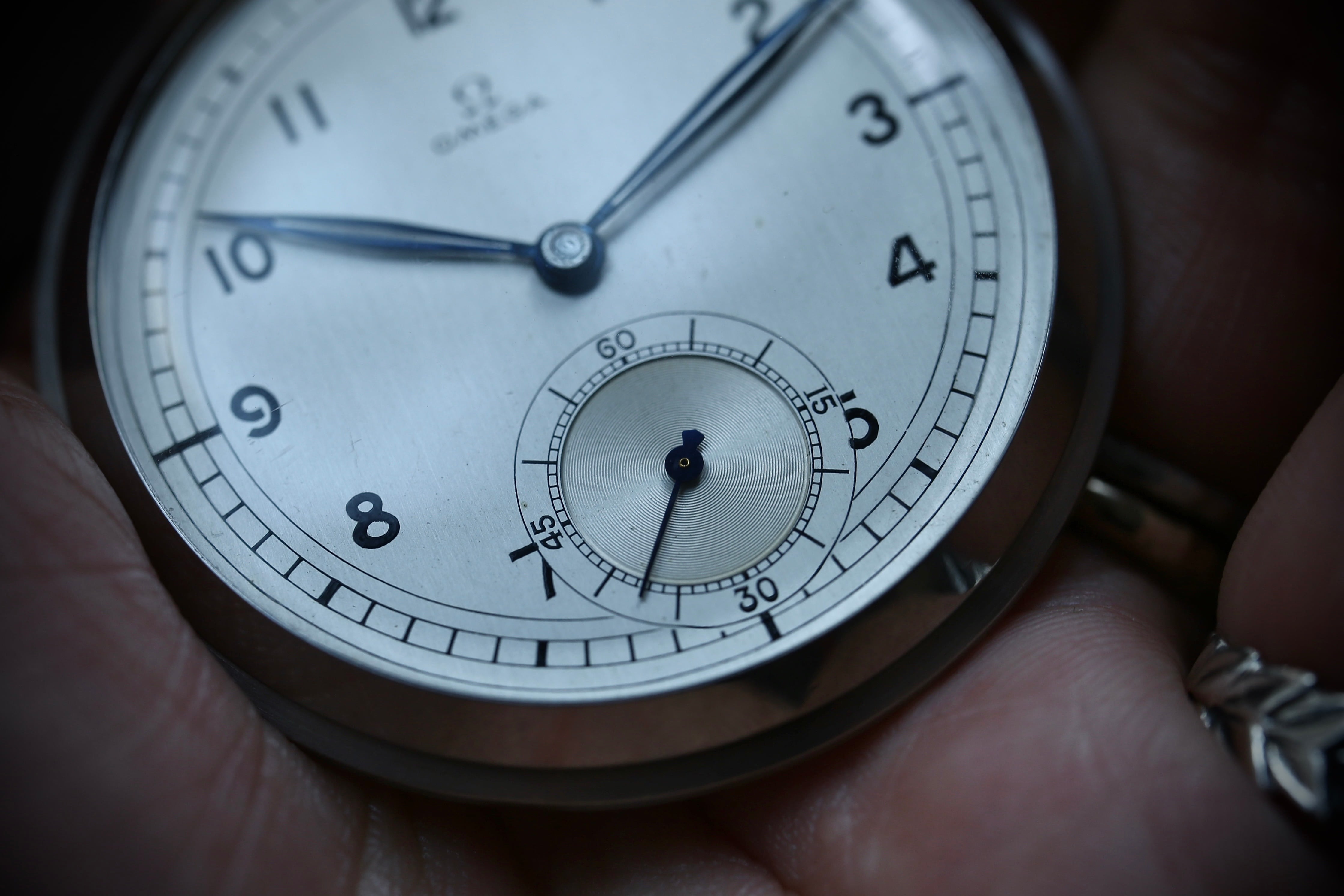 OMEGA】1934年製 オメガ 『懐中時計 アールデコ・スタイル』 ブルー