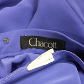 【日本製 社交ダンス衣装】ブルー Chacott チャコット ボトムス ズボン 青 紫 レース 無地 軽い 薄い レッスン 練習着 フレア