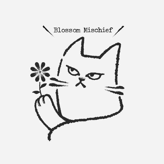 【Blossom Mischief(ブロッサムミスチーフ)】花とアメジストのヘアクリップ
