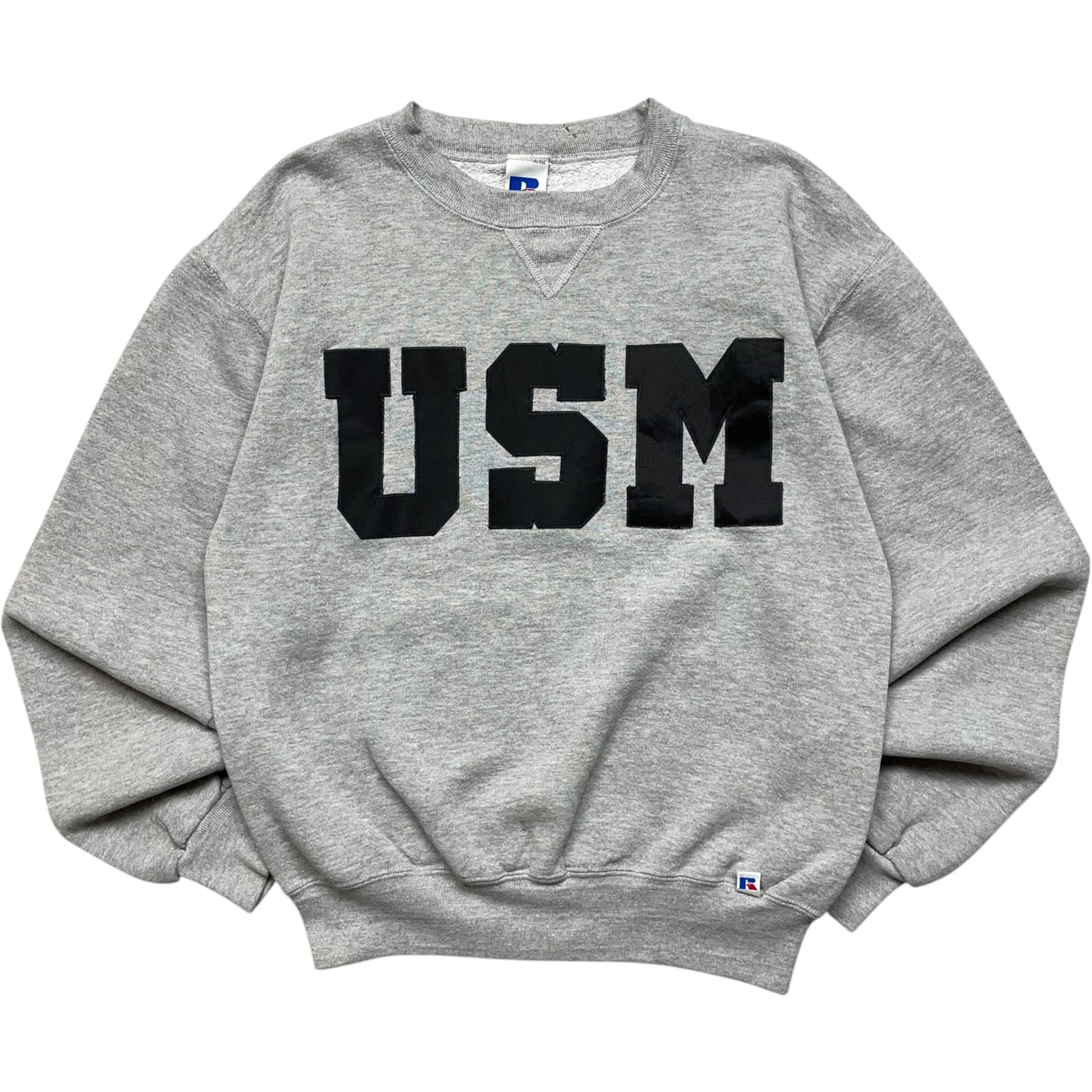 《S》 russell athletic ラッセルアスレチック スウェット USM グレー 90年代 vintage no.6399