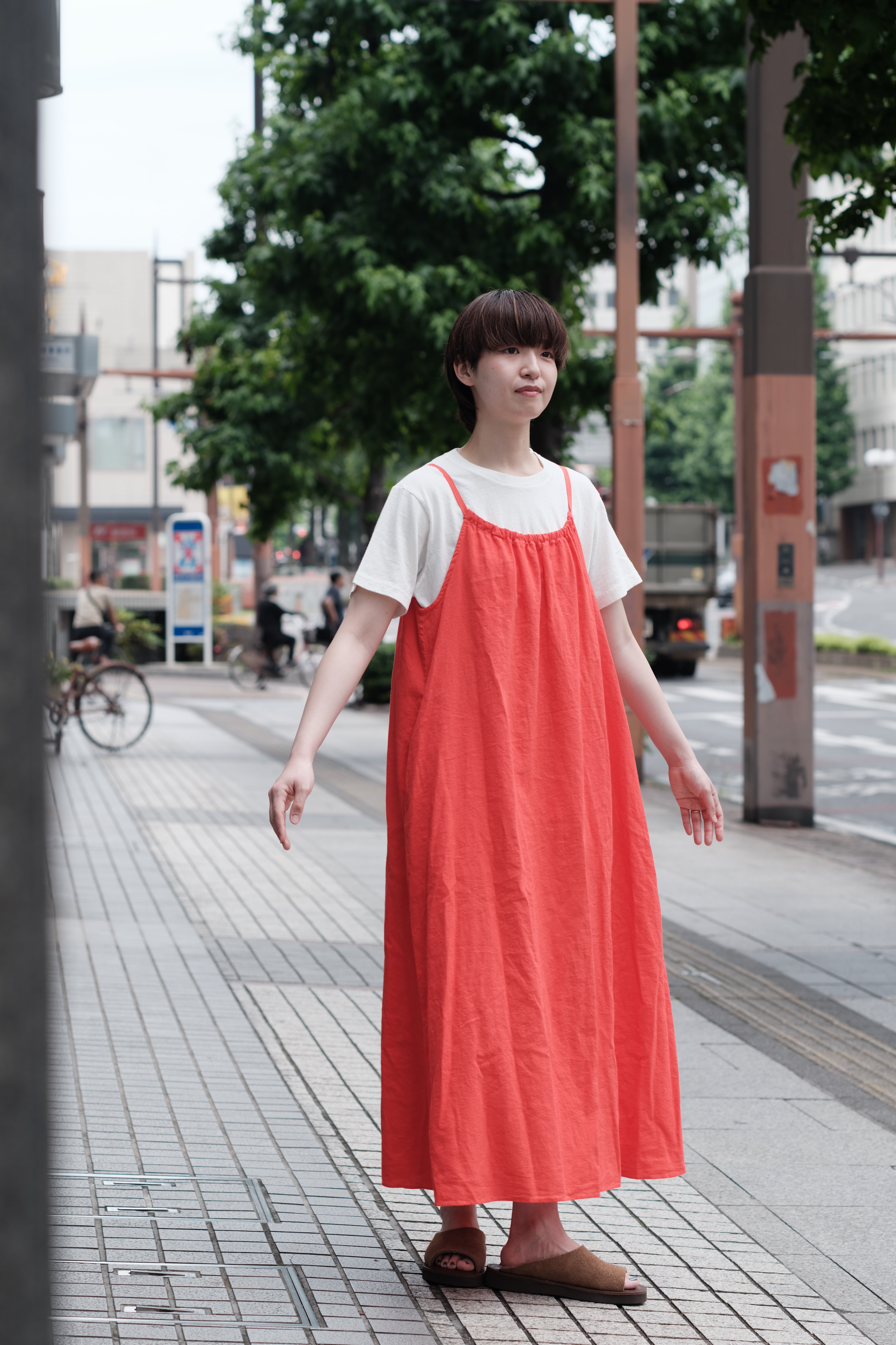 maillot】 linen rich cami OP | theater(シアター)