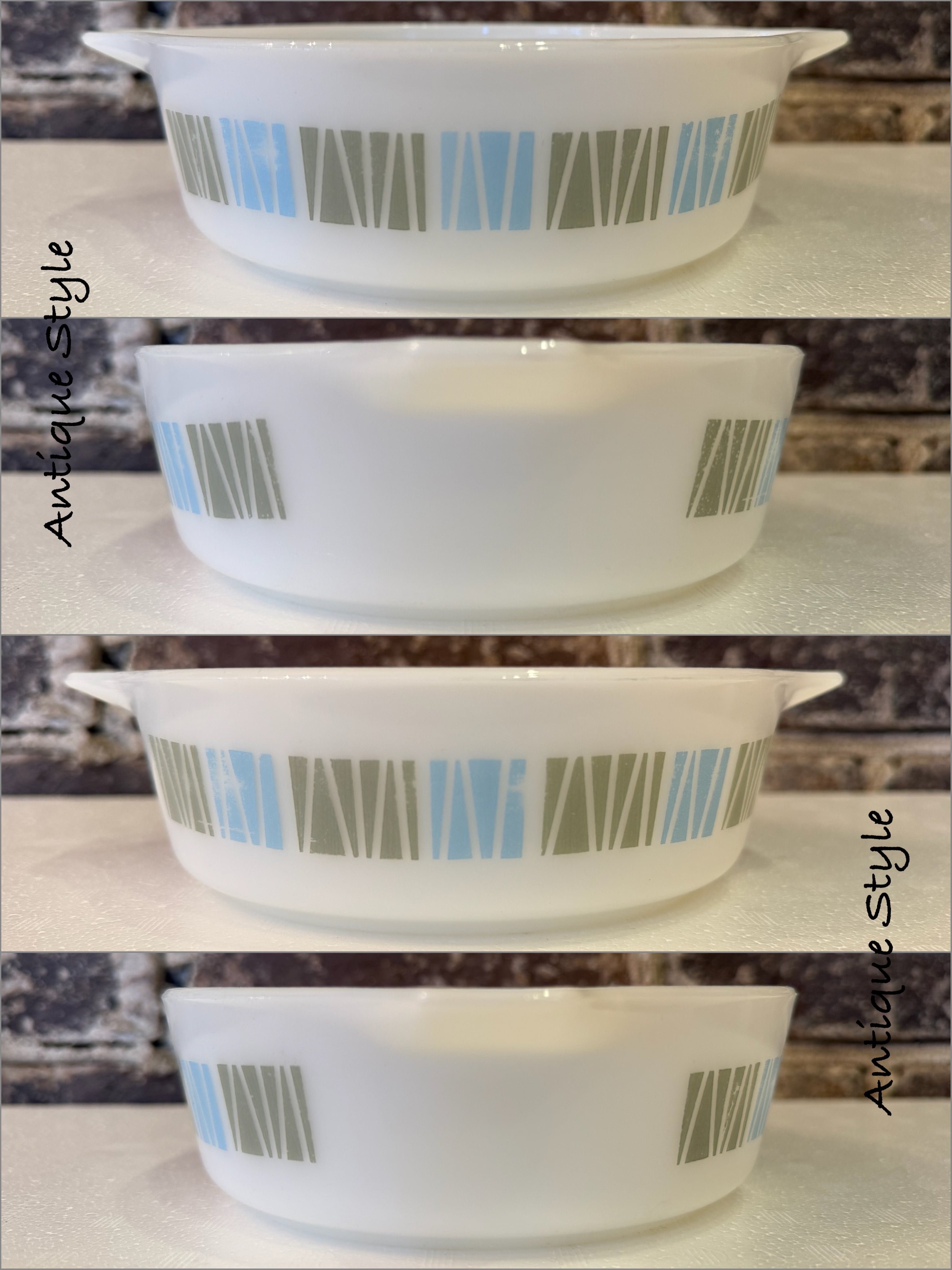 JAJ イングランド オールドパイレックス Pyrex ホワイト × マッチ