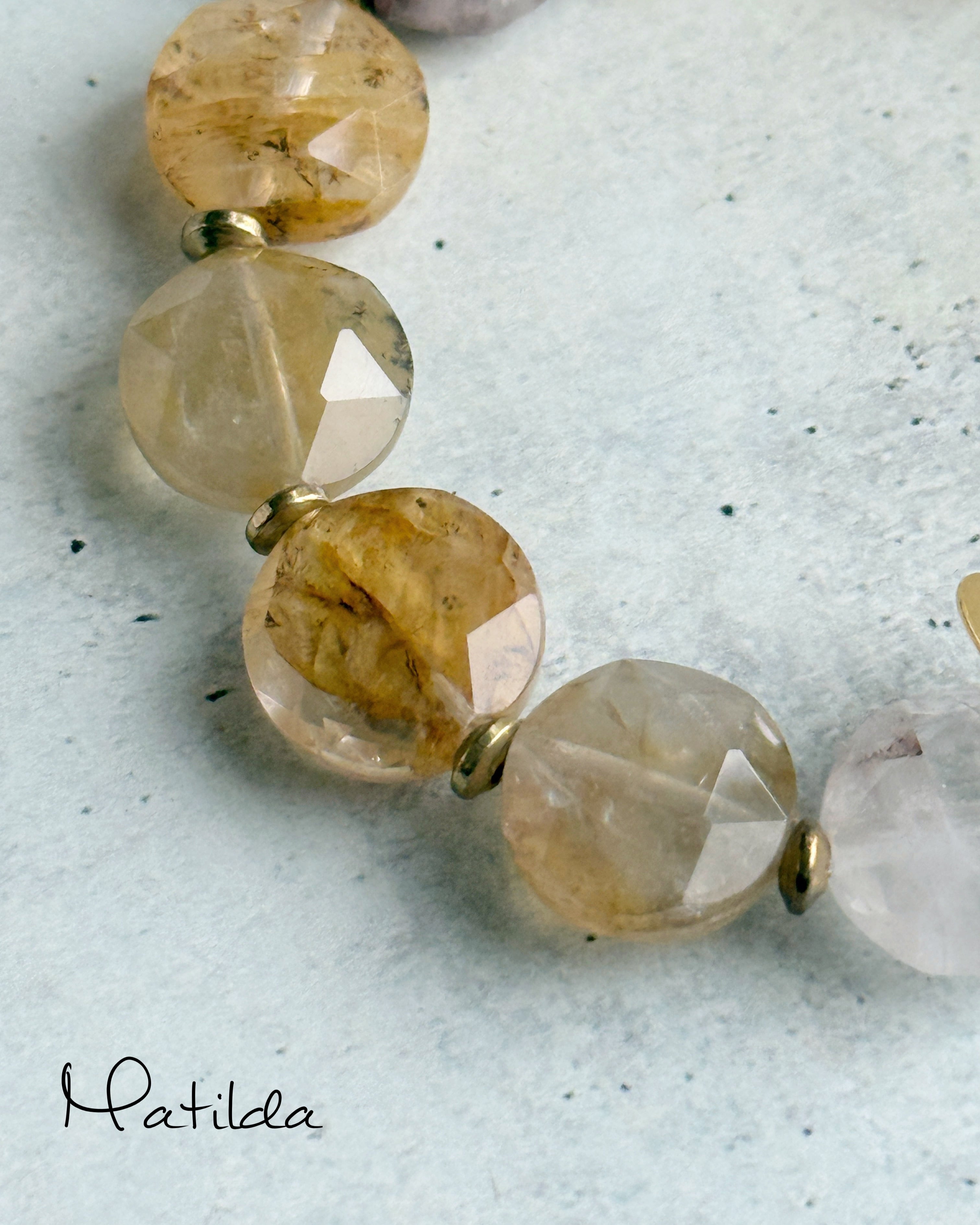 tumble bracelet(デンドリティッククォーツ)