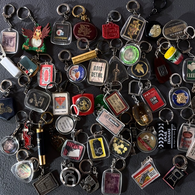 50個  フレンチ キーホルダー フランス 雑貨 ヴィンテージ  2511014-7