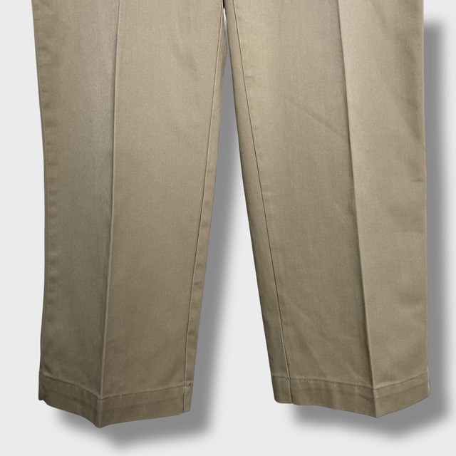 80s USA ディッキーズ ワークパンツ チノパン チビタグ ベージュ W34