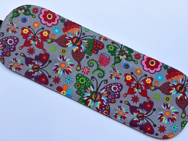 モア帯板　ポーランドバタフライ　グレー