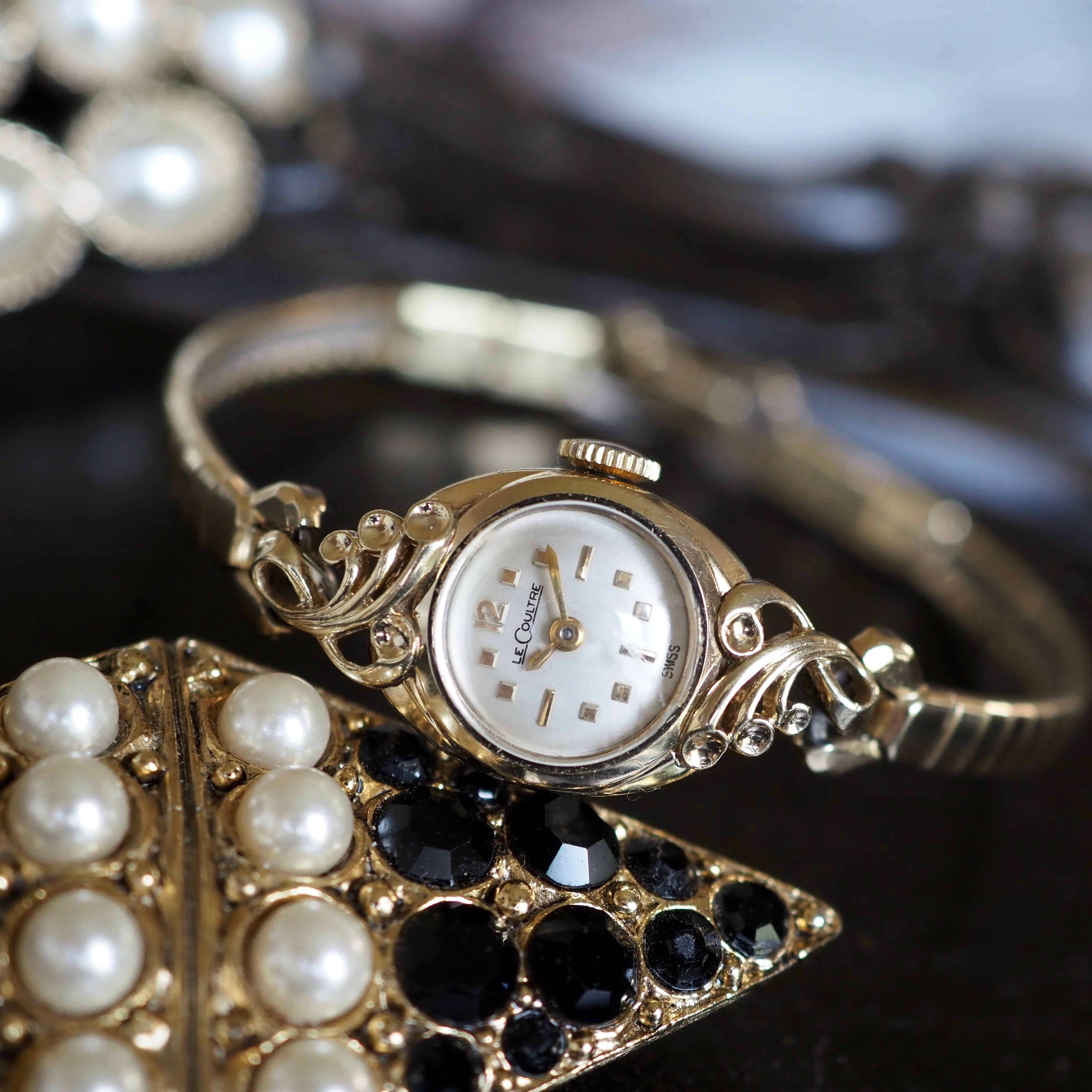 Le Coultre ジャガー・ルクルト プラチナ製 ダイヤモンド ジュエリー