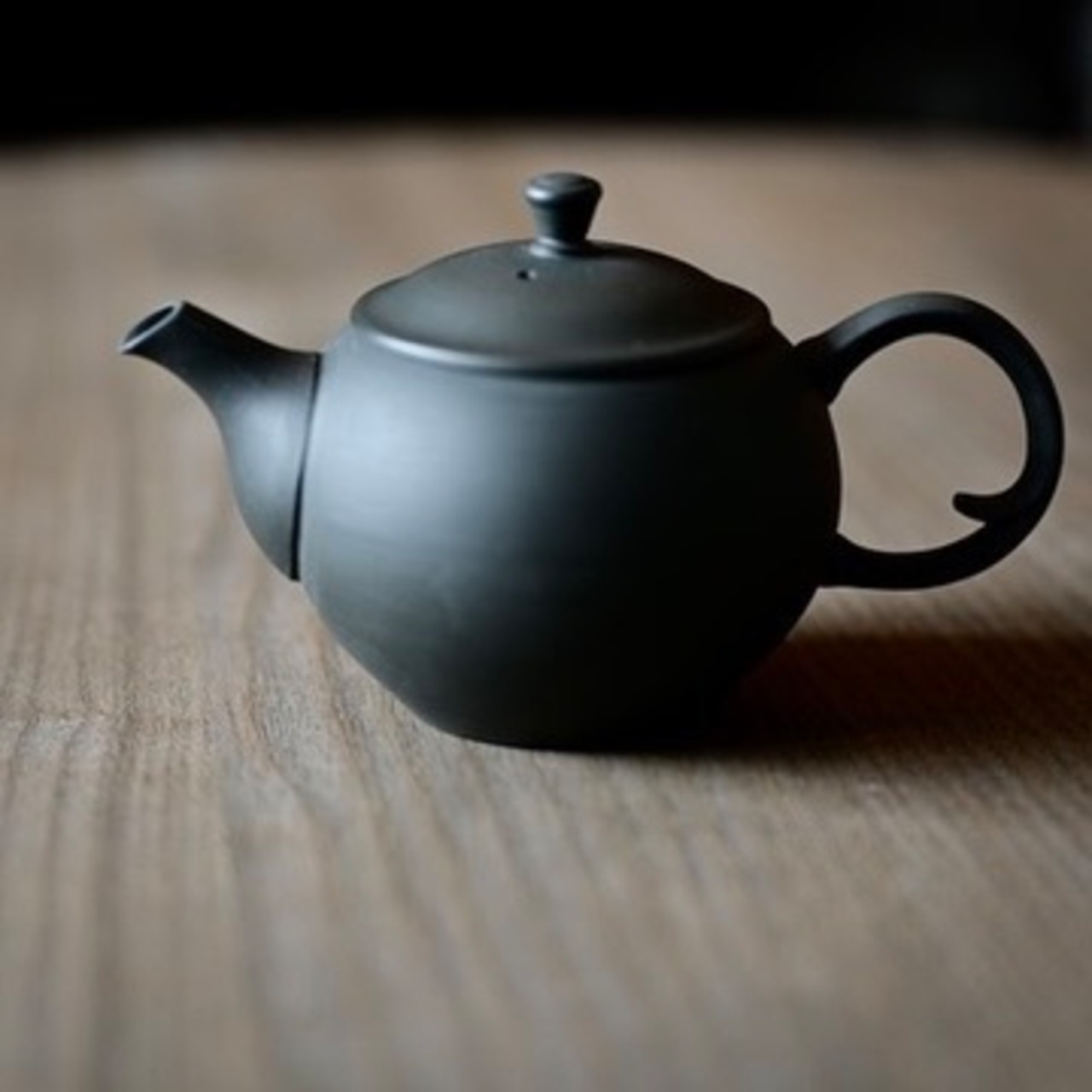 東屋 丸急須 後手 鳥泥［4573503820070］ 1~2人用