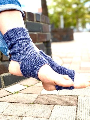アンクルウォーマー　デニムカラー　インディゴ　My Kinda Body　