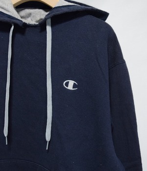 Used M Champion Hoodie -Navy-