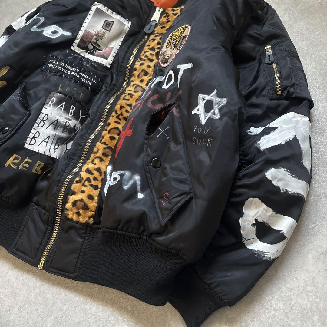 guernika リメイク MA-1ブルゾンジャケット