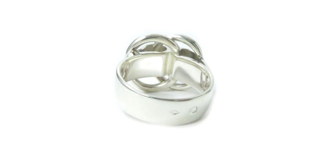 極美品☆HERMES エルメス ドゥザノーリング Ag925 指輪 レディース  