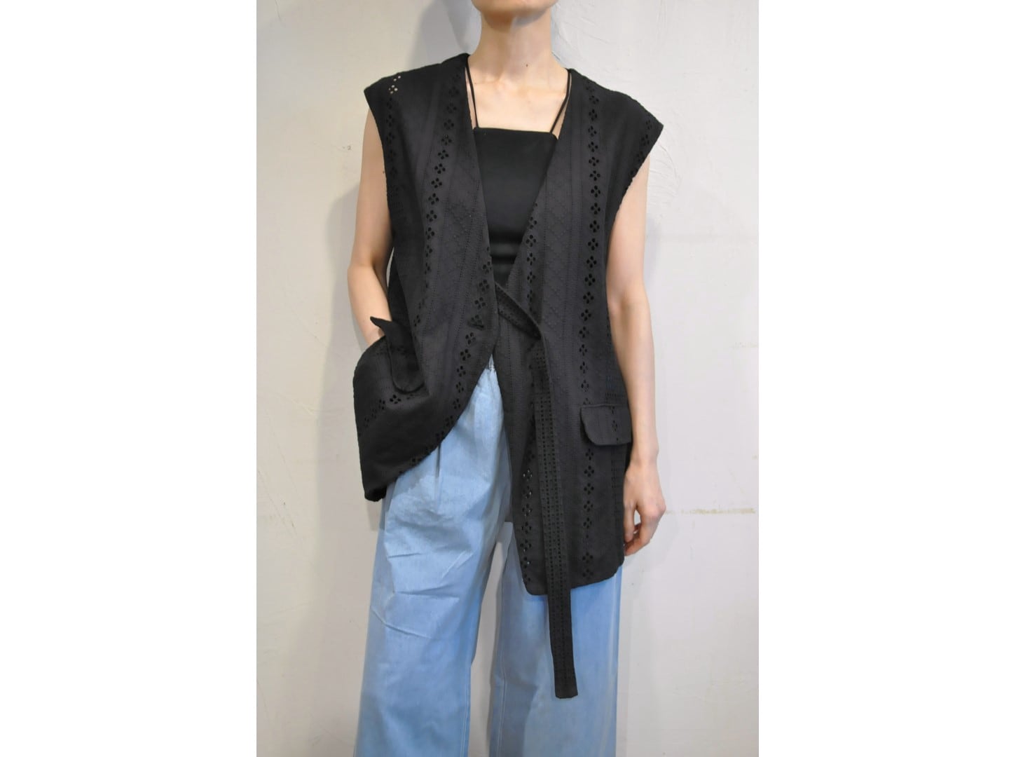 専用です！ Garance et VioLette ジャガード　ベスト garance et violette】jacquard vest /【ギャランスエトヴィオレット
