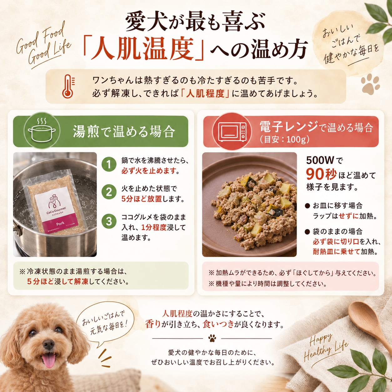 冷凍フード】ココグルメ 冷凍 100g 犬用 フレッシュフード 総合栄養食