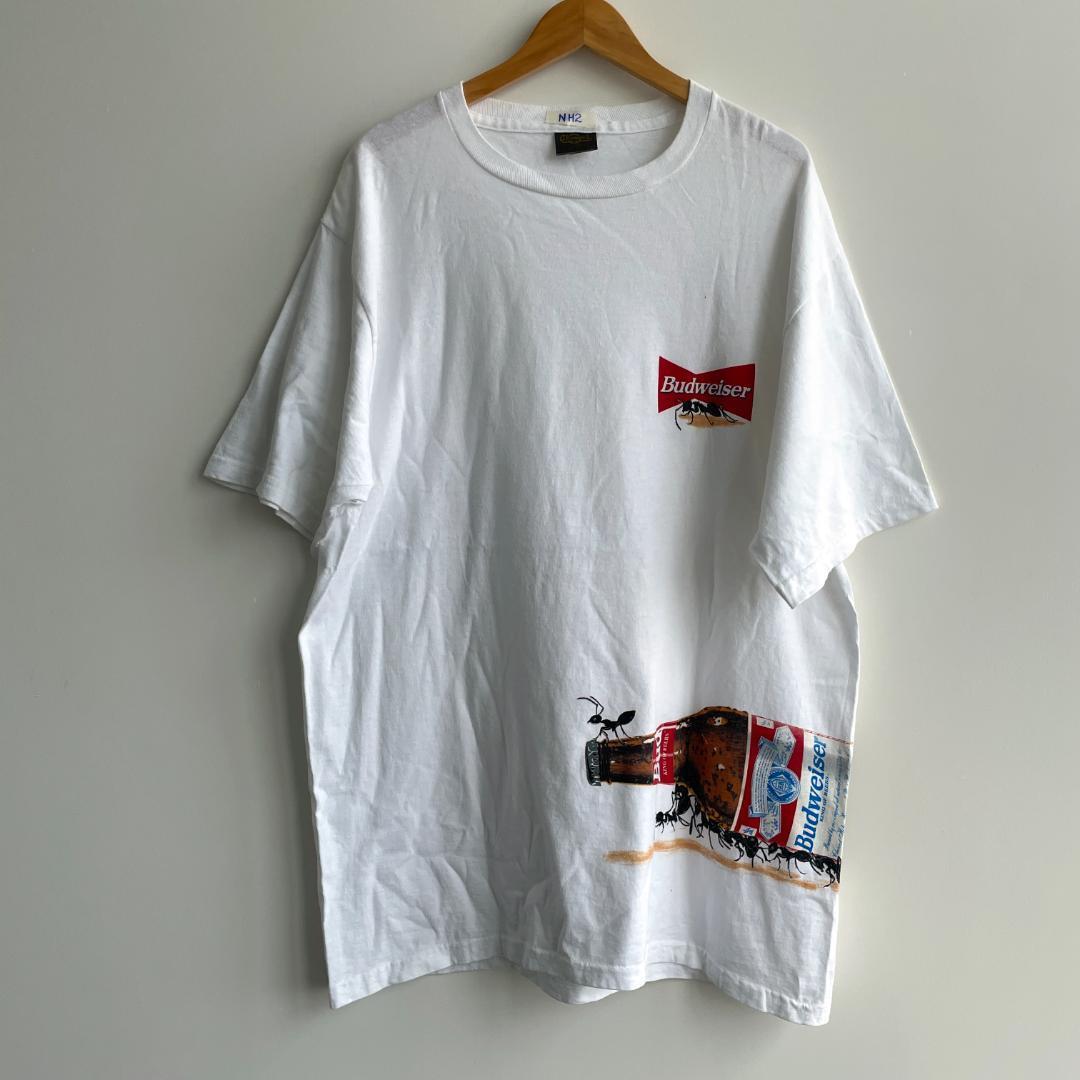 NH2T 90s 企業T バドワイザー ビール Tシャツ XL USA製 Budweiser ...