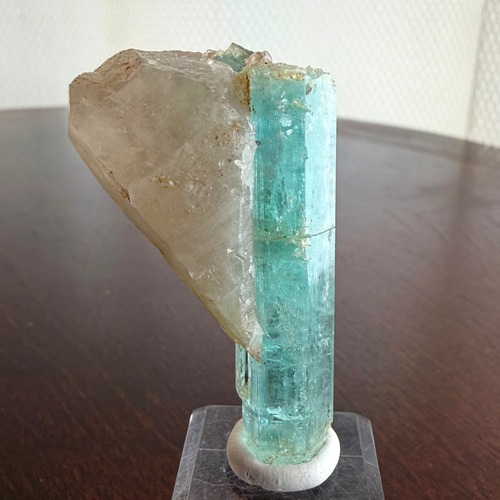 バナジウムベリル / クォーツ【Vanadium Beryl with Quartz】ナイジェリア産