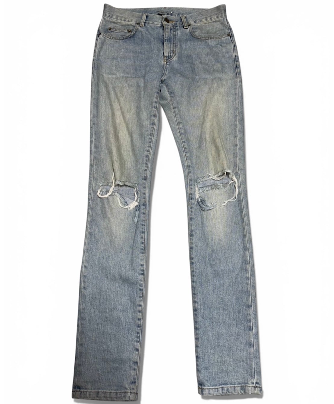 25SS】 ANCELLM USED STRAIGHT 5P DENIM PANTS (BLACK) ANC-PT82 | PAY ID