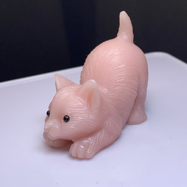 12.ピンクオパール猫・インテリア