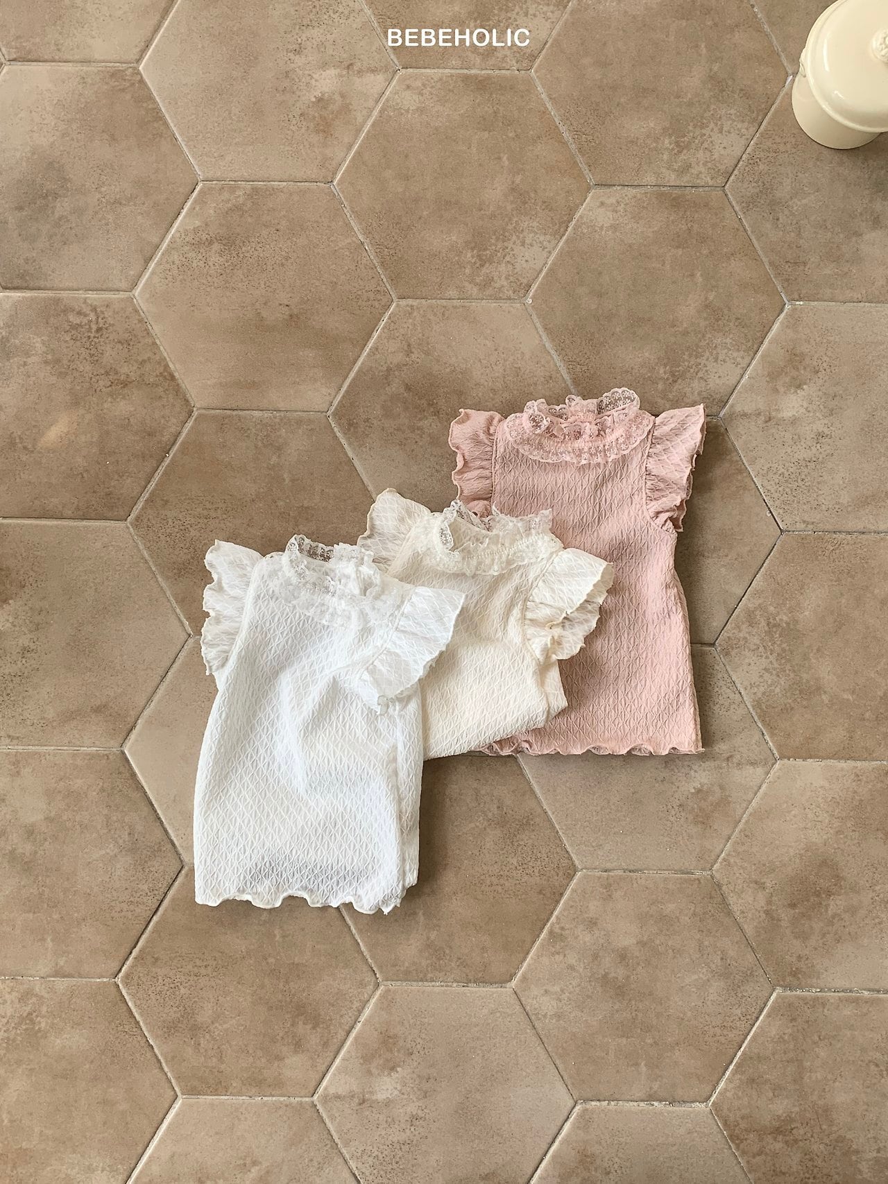 sugar frill tee【bebeholic】※予約商品発送予定